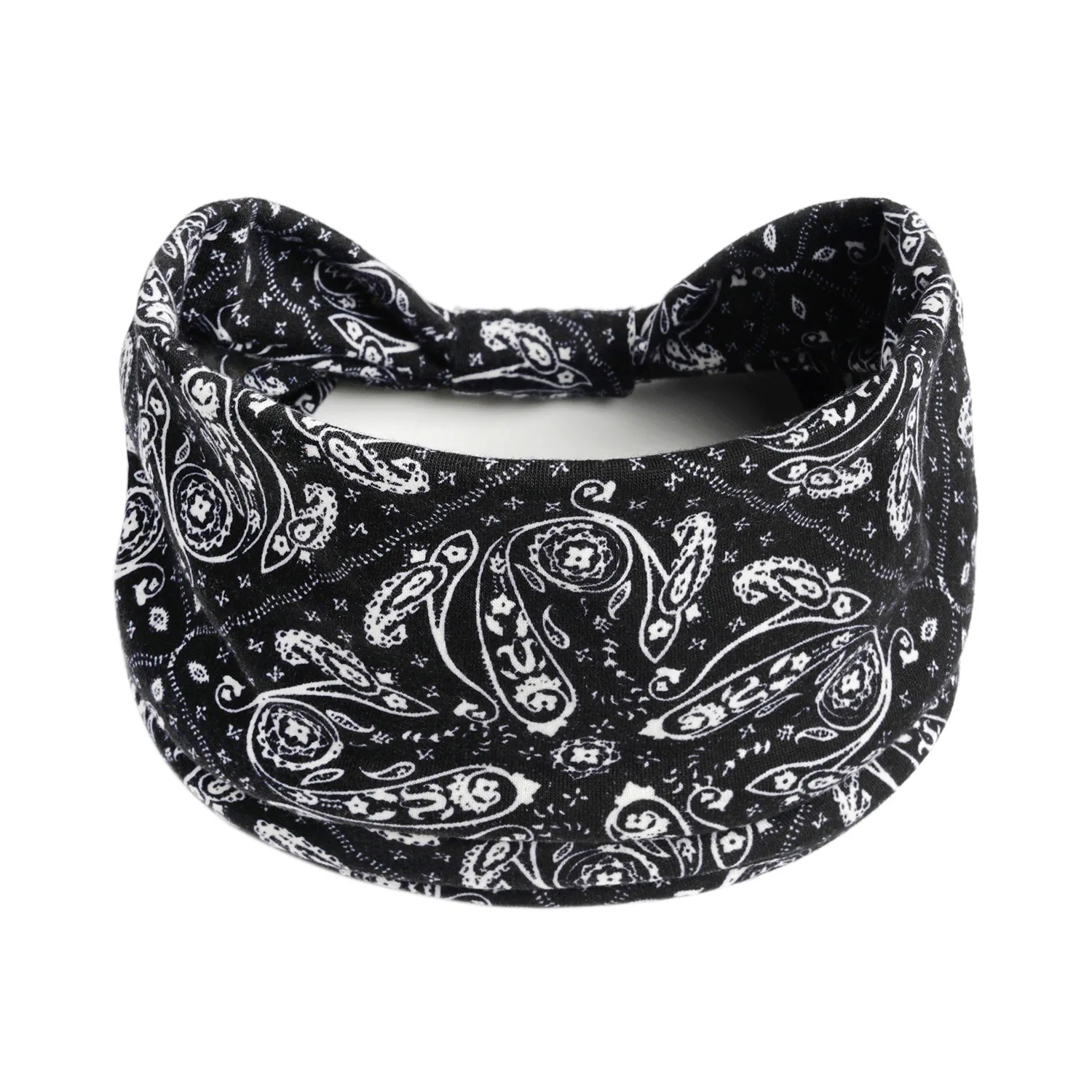 Damen-Stirnband, breit, um das Haar gewickelt, extra großes Kopftuch-Stirnband, für Yoga, Laufen, Schweißabsorption, Sport, elastisches Stirnband – Detail 11
