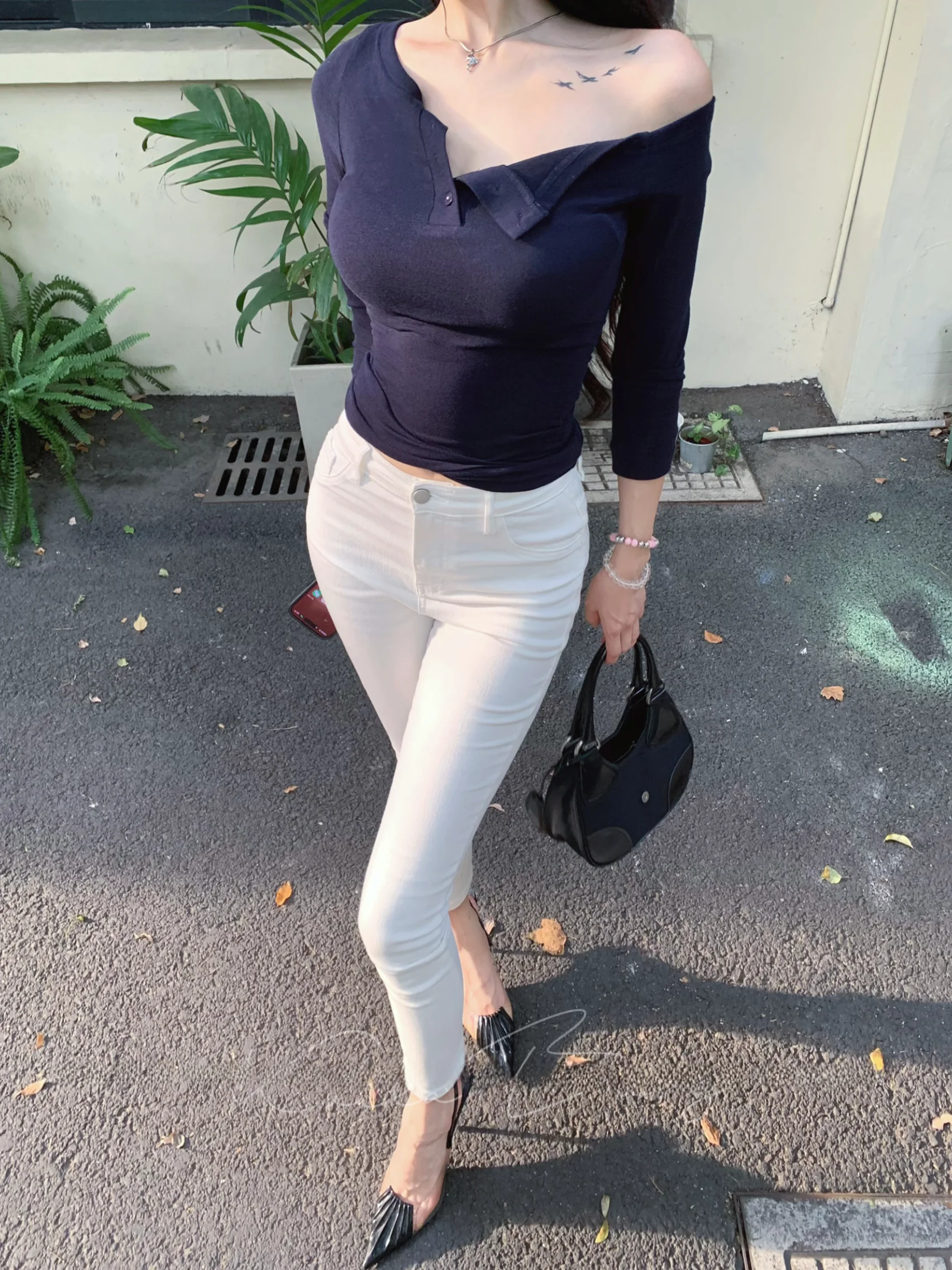 

Женские джинсы Slim Fit из эластичного хлопка с высокой талией, длина 7/8, модные, премиум-класса, для зимнего сезона