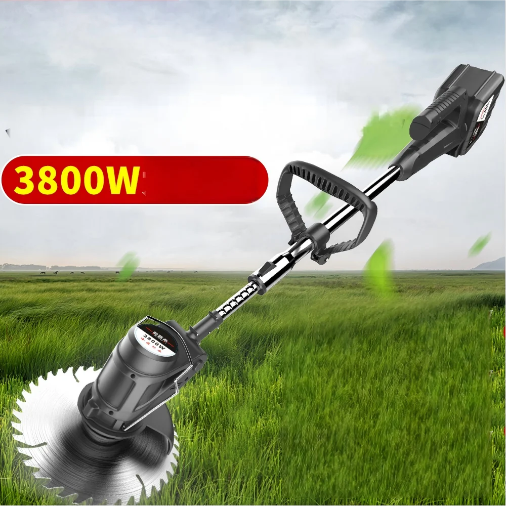 Brushless electric lawn mower Small household lithium battery rechargeable high-power lawn mower