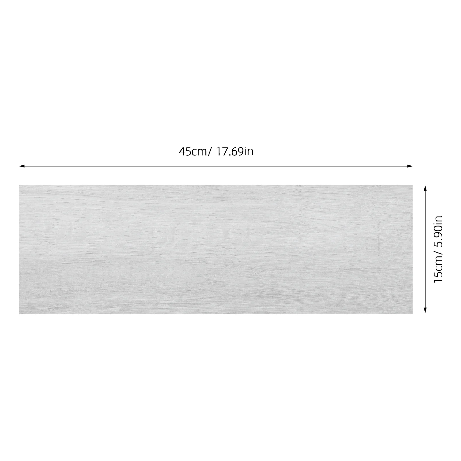 32 Peças de Azulejos de Piso Autoadesivos com Textura de Madeira 18x6 polegadas, Impermeáveis e Resistentes a Arranhões para Cozinha e Banheiro