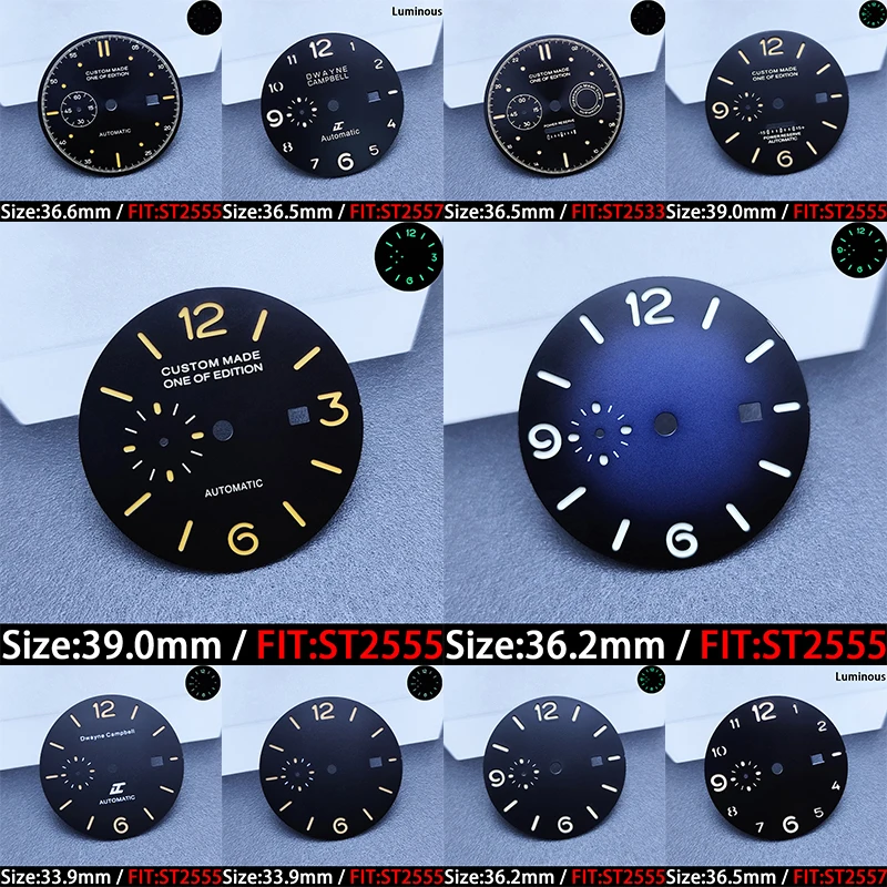 ملحقات قرص الساعة المضيئة المعقمة عالية الجودة مناسبة لاستبدال أقراص الحركة ST2533/ST2555/ST2557