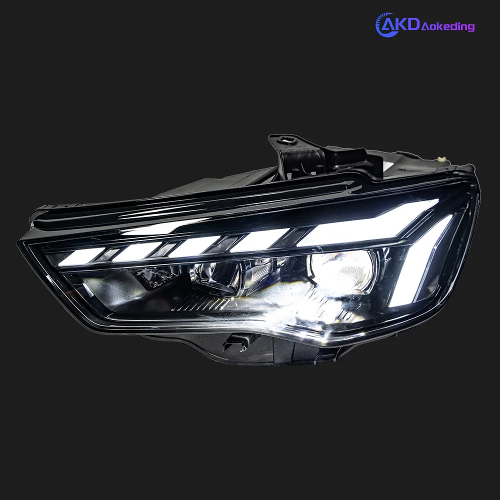 Car Lights for Audi A3 8V Sedan Sportback 2013-2016 S3 LED Auto Headlight Assembly Upgrade A5 Style Bifocal Lens Accessories