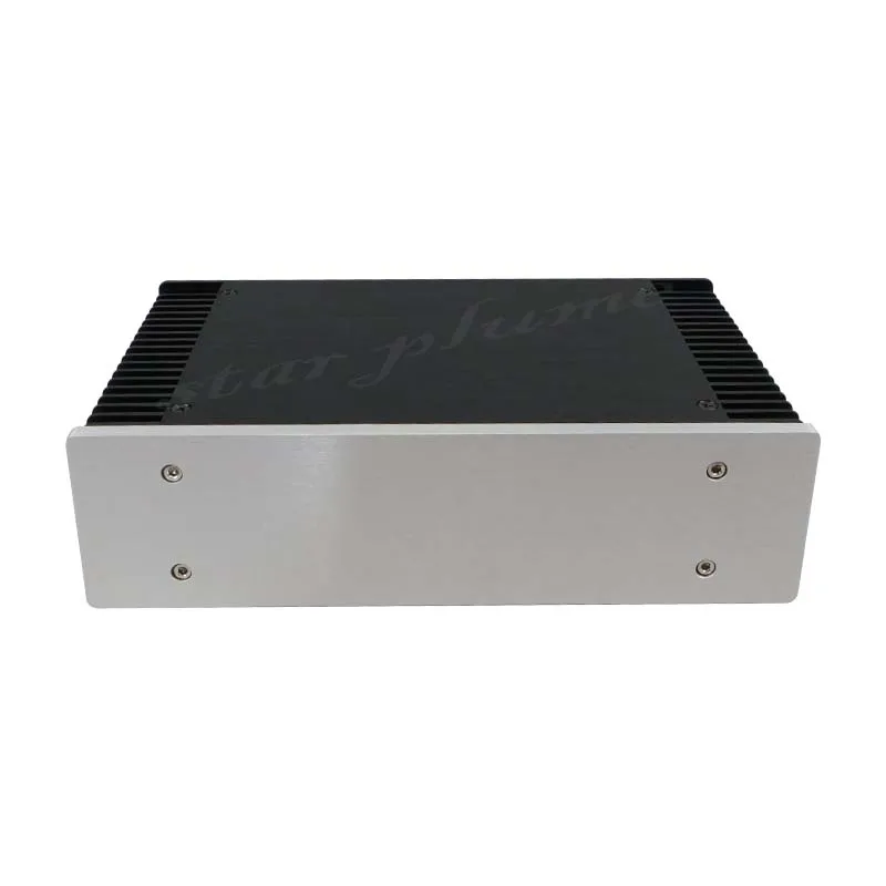 2607 All Aluminum Shell Power Amplifier Chassis Short Body Dual Cooling Power Amplifier Chassis（260*70*166）DIY Case Shll