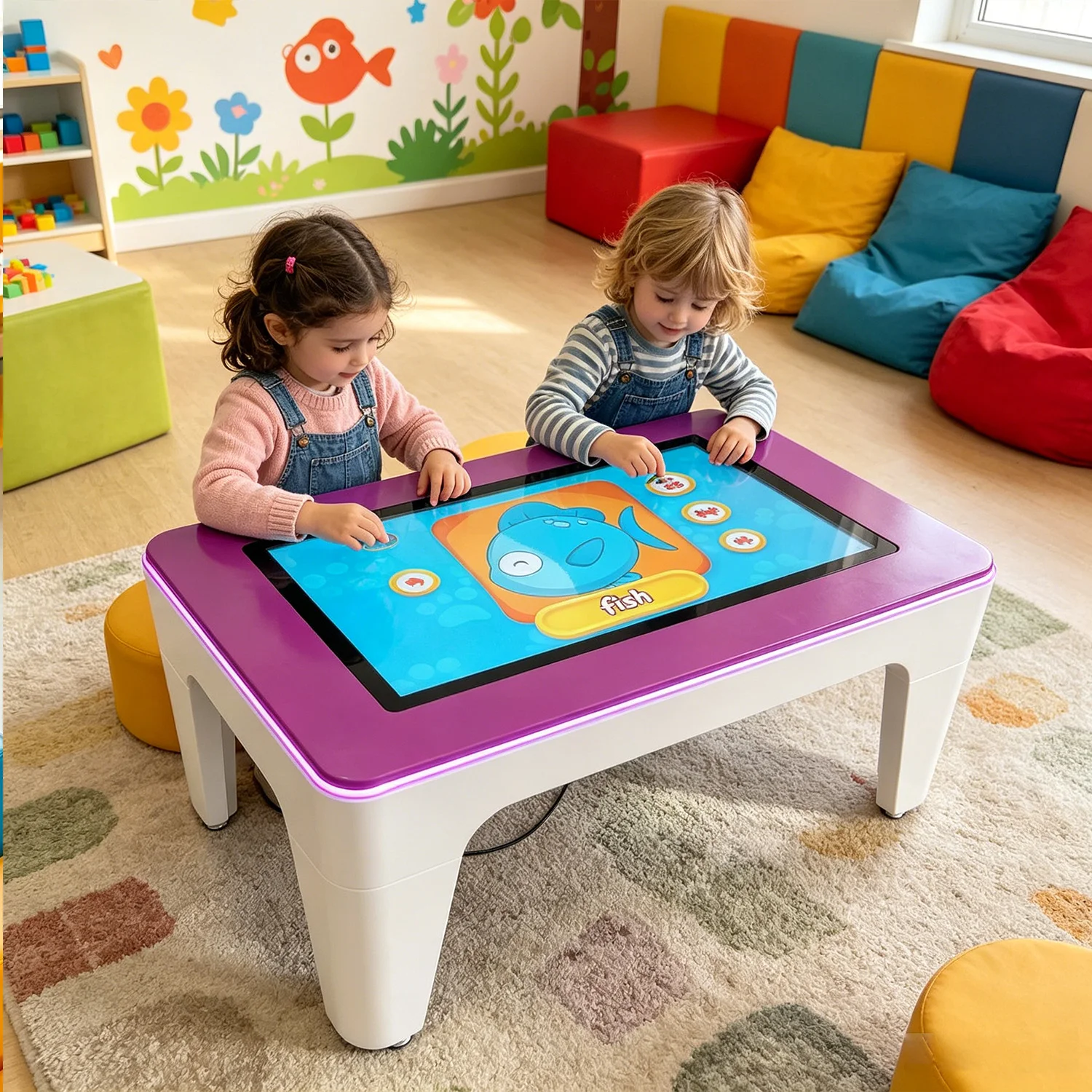 32 Inch Touch Screen Table Digital GameBoard Game Table With Removable Top Suitable For Children's Games
