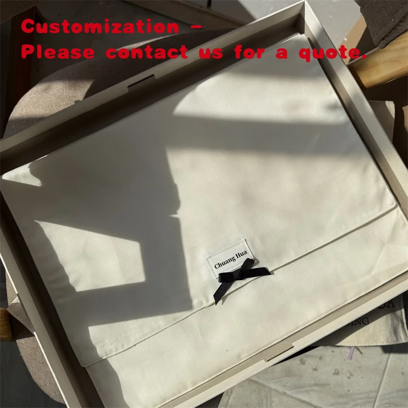 

custom.New Fashion Hook and Loop Strips Cotton Twill Envelope Pouch Custom Label Flap Dust Bag Clothes Handbag Pac