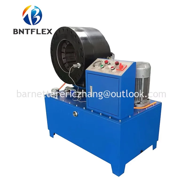 BNTFLEX good quality 380v 4kw semi-automatic 6-102mm a hydraulic press