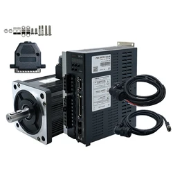 Hltnc 130st-m10025 Met XP200-30PL Motor Driver 220V Enkele Fase 2.6kw 2500 Rpm Ac Servo Motor Kit Met Rem Voor Cnc Machine