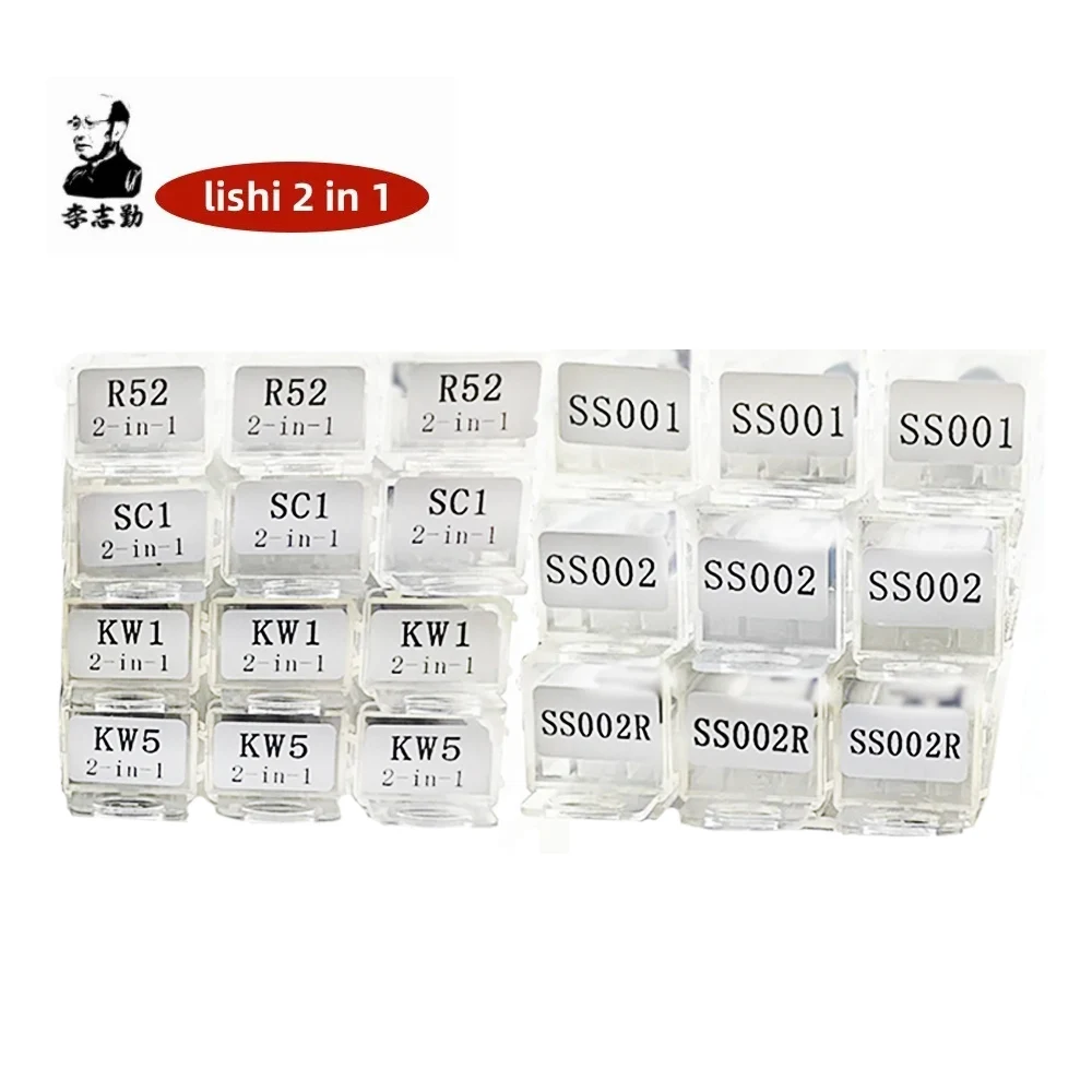 Lishi 2 in 1 Tool SC4 SS001 SS002 SS002R SS003R pro R52 KW1 KW5 SC1 M1MS2 AM5 R52L Locksmith Tools for Home Door Civil Locks