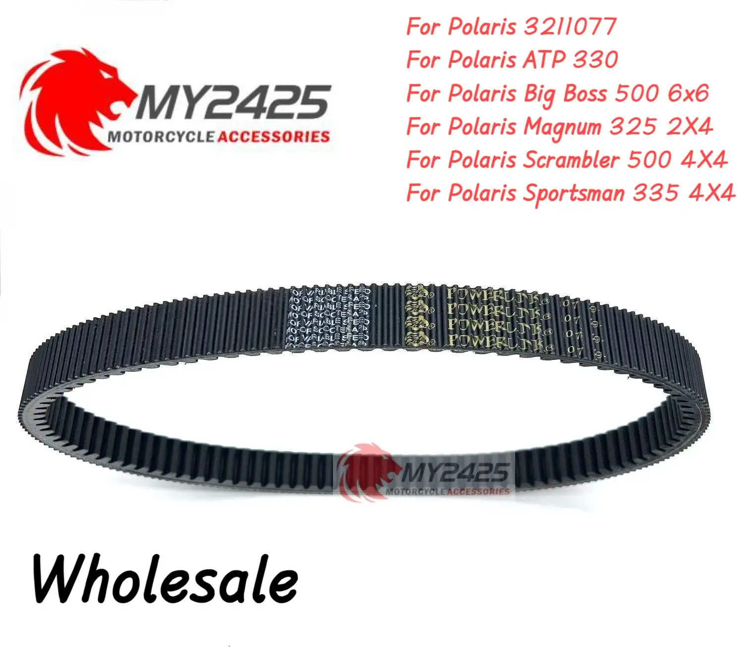 

MY2425 Original G-ates Drive Belt 3211077 for Polaris Scrambler Ranger 400 500 4X4 Sportsman 335 Xplorer 300 ATV Drive belt