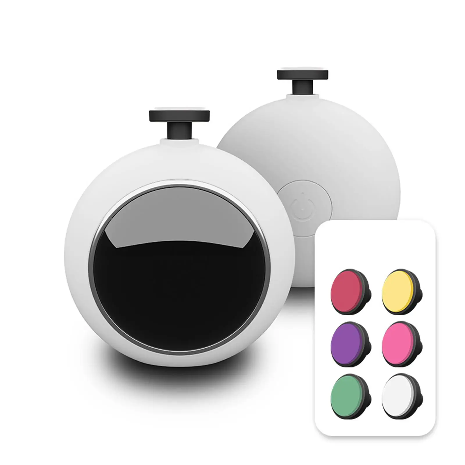 6 ferramentas de manicure aparador de unhas de polimento substituível para branco interno