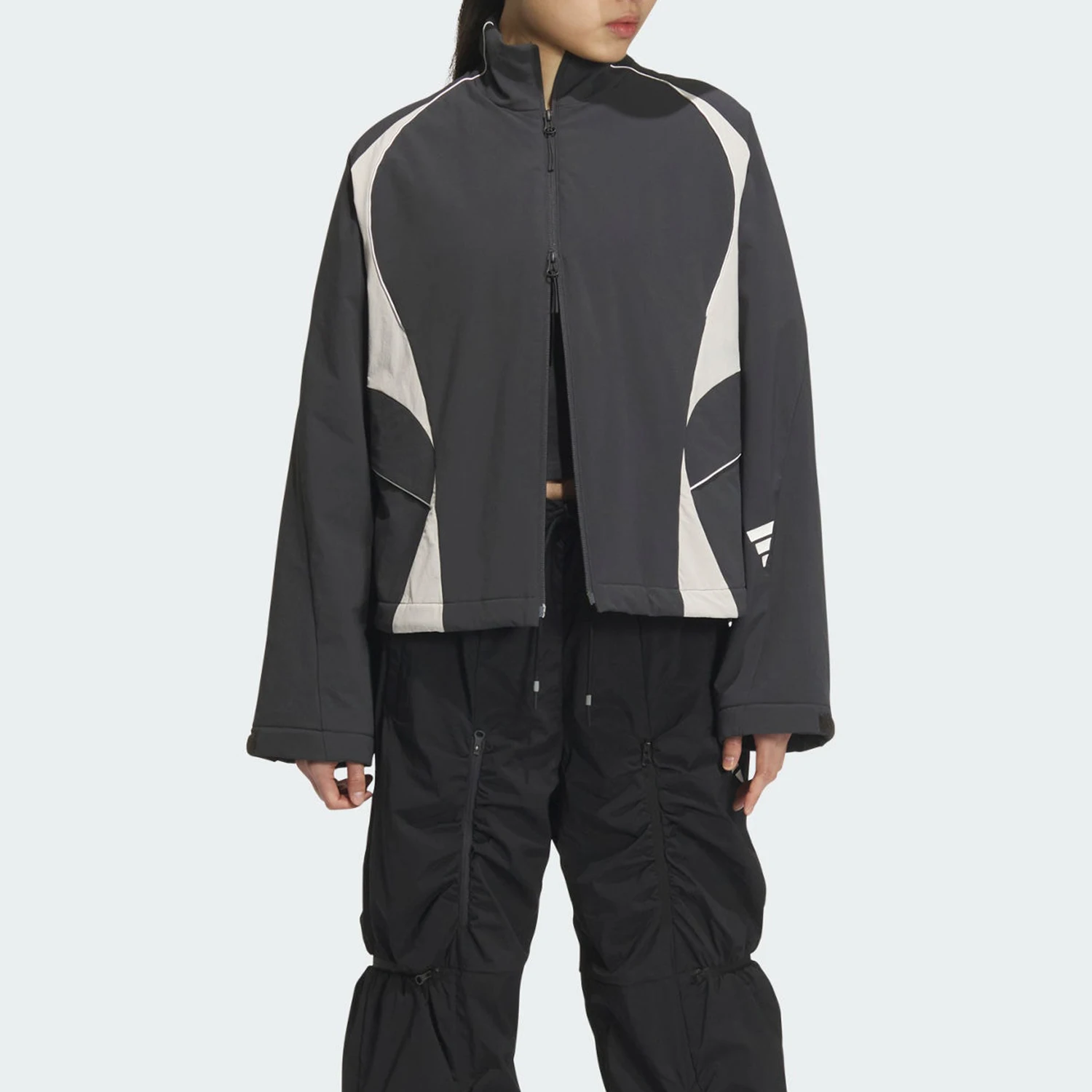 

Adidas genuine genuine FUSTL WV JKT Women's Stand Collar Loose Jacket JY8062