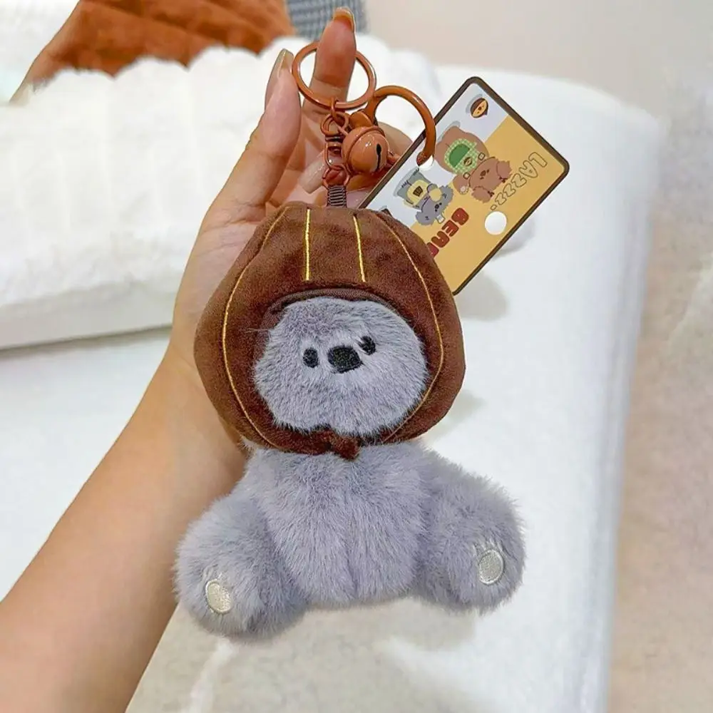 PP Cotton Koala Doll Keychain Fluffy Collection Bear Cartoon Bag Pendant Hanging Ornaments Bear Coala Doll Keyring