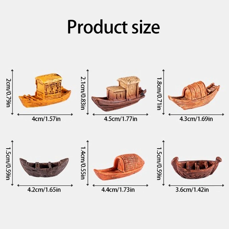 Small Vessel Display Figures for Shelfside Builds and Desk Styling J0MC