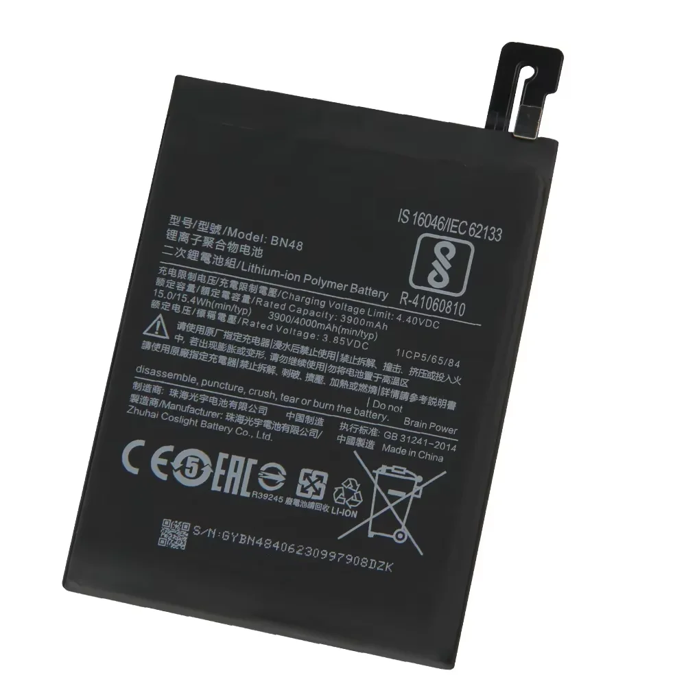 Новая сменная батарея BN48 для Xiaomi Redmi Note 6 Pro Note6 Pro, 4000 мАч, аккумуляторы с инструментами