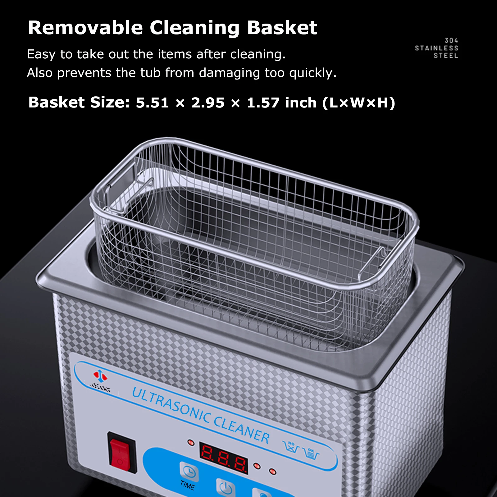 800ml Ultrasonic Cleaner 40kHz Glasses Cleaner Ultra Sonic Cleaner Jewelry Cleaner Ultrasonic Cleaning Machine