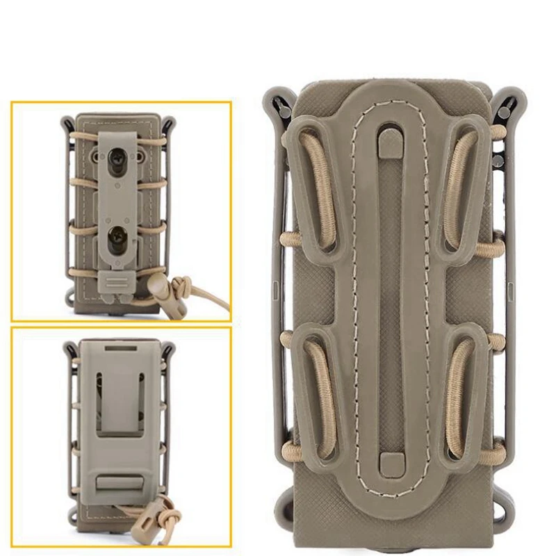 Bolsa Porta Cargadores Molle 5.56 7.62 9mm compatible AR15 M4 AK Glock - imagen 4