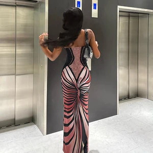 Vintage Women's Cutenea-Reset With Handless Stamp, Casual Ball Dress, Oil Painting Wrap 10 Main Sales Butterfly Dress - №7