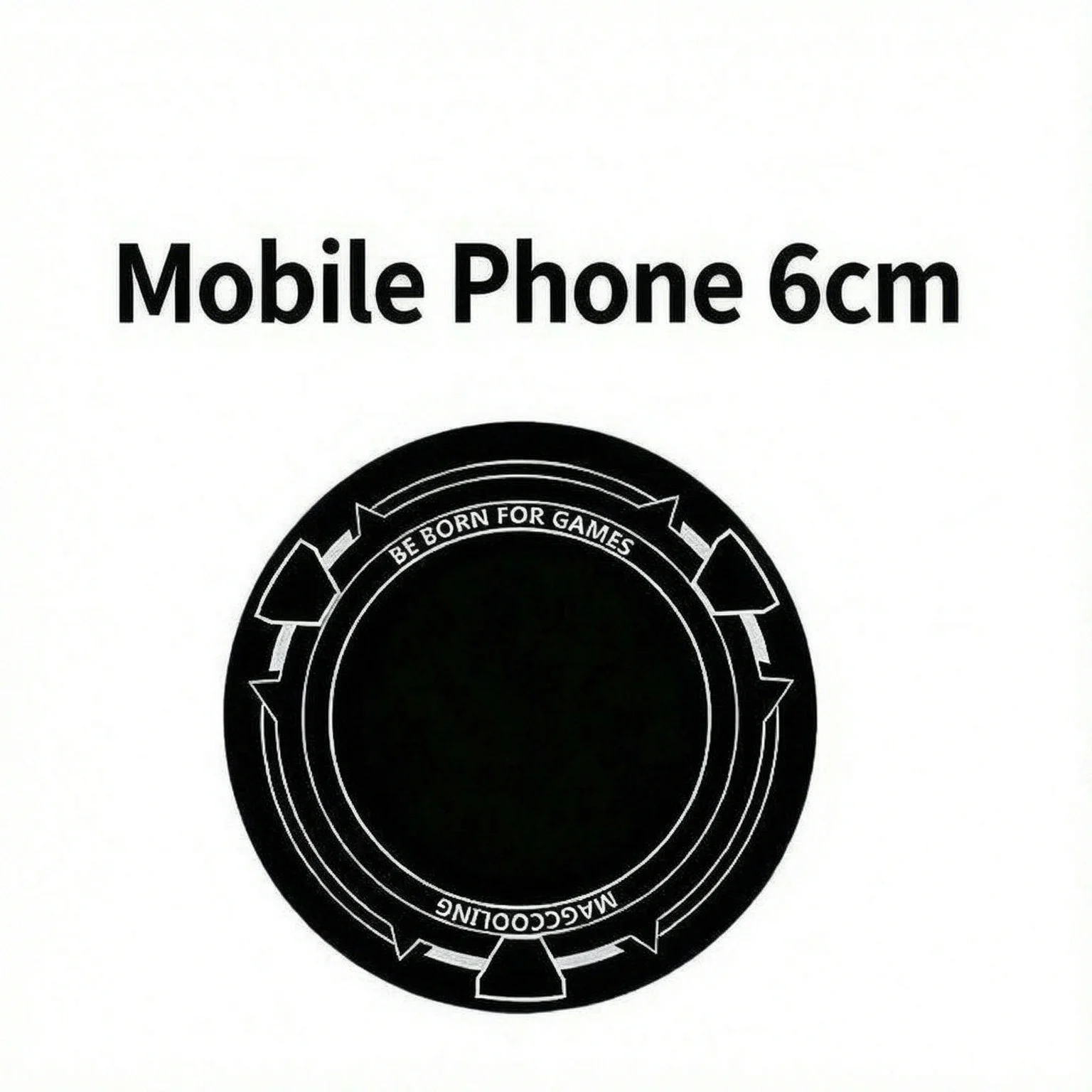 Universele magnetische plaat voor telefoonkoeler, ultradunne thermisch geleidende sticker voor telefoonradiator, achterklem met sterke magneet.