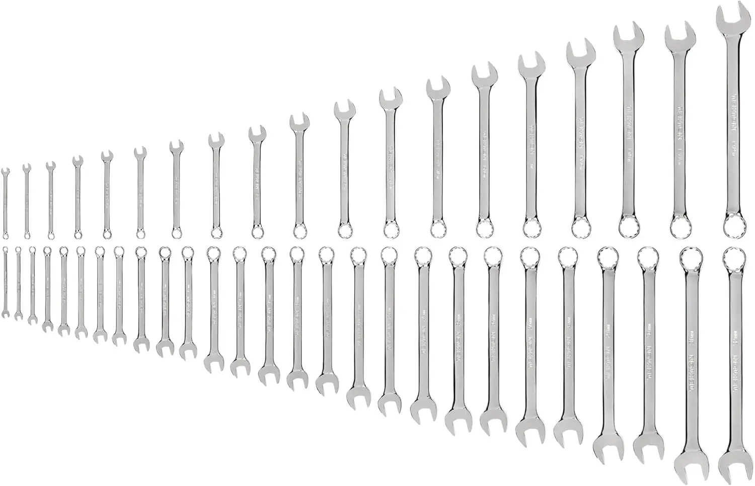 Combination Wrench Set, 46-Piece (1/4-1-1/4 in., 6-32 mm)