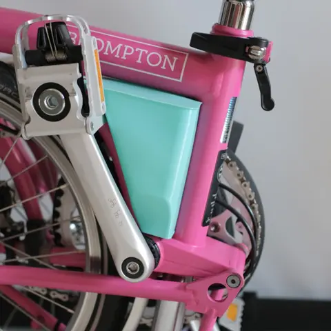 Brompton Aceoffix 삼각형 puv 가방, Cline Pline용 소가죽 프레임 가방, 3D 인쇄 삼각형 가방