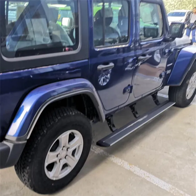 Dream Car 2019 Suv Accessories Retractable Side Steps Power Running Boards For Wrangler Jk 2 Doors