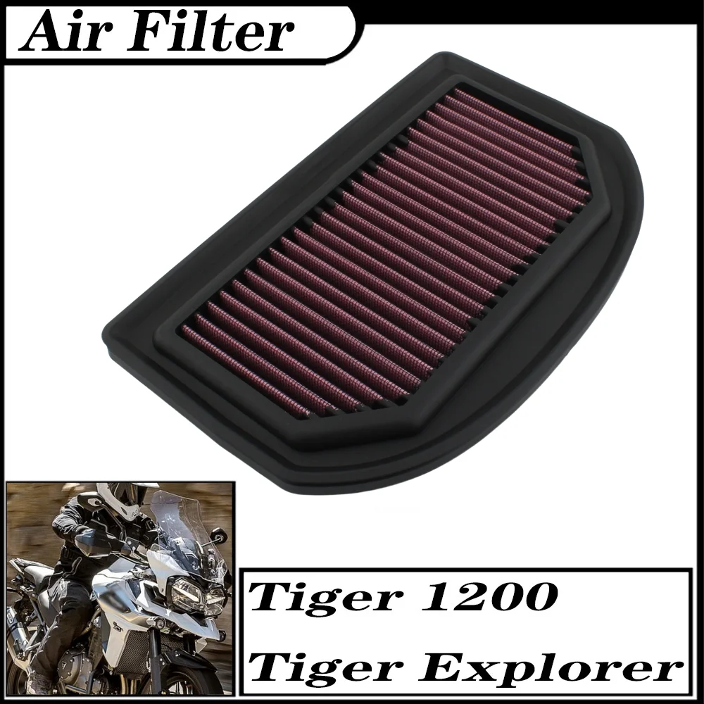 FOR Triumph Tiger 1200  Alpine Edition Desert Edition XCa  XRt  XRx XR  Explorer Air Filter Intake Cleaner Motorcycle Air Filter