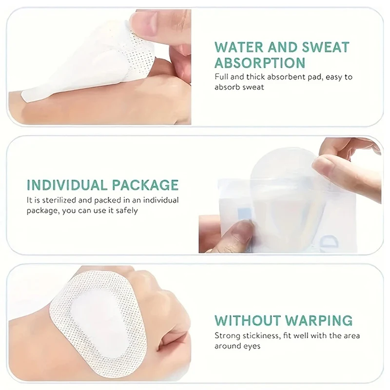 10Pcs Eye Patches Postoperative Sterile Adhesive Light Blocking Eye Pad Eyesight Protection Amblyopia Correction Patches*+..