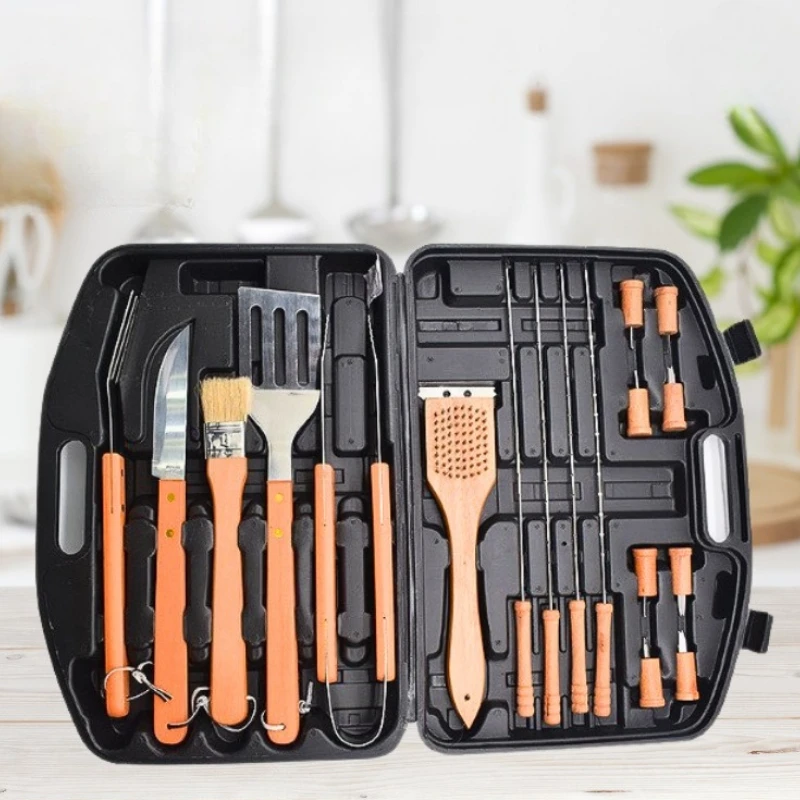 set-combinato-di-strumenti-per-barbecue-manico-in-legno-materiale-in-acciaio-inossidabile-strumenti-per-barbecue-valigia-portatile-bbq-18-pezzi-tuta-per-attrezzi