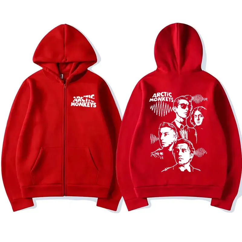 Arctic Monkeys Rock Band Zipper Hoodies I Wanna Be Yours 505 Do I Wanna Know? Hoody Men Women Retro Zip Up Jackets Sweatshirts