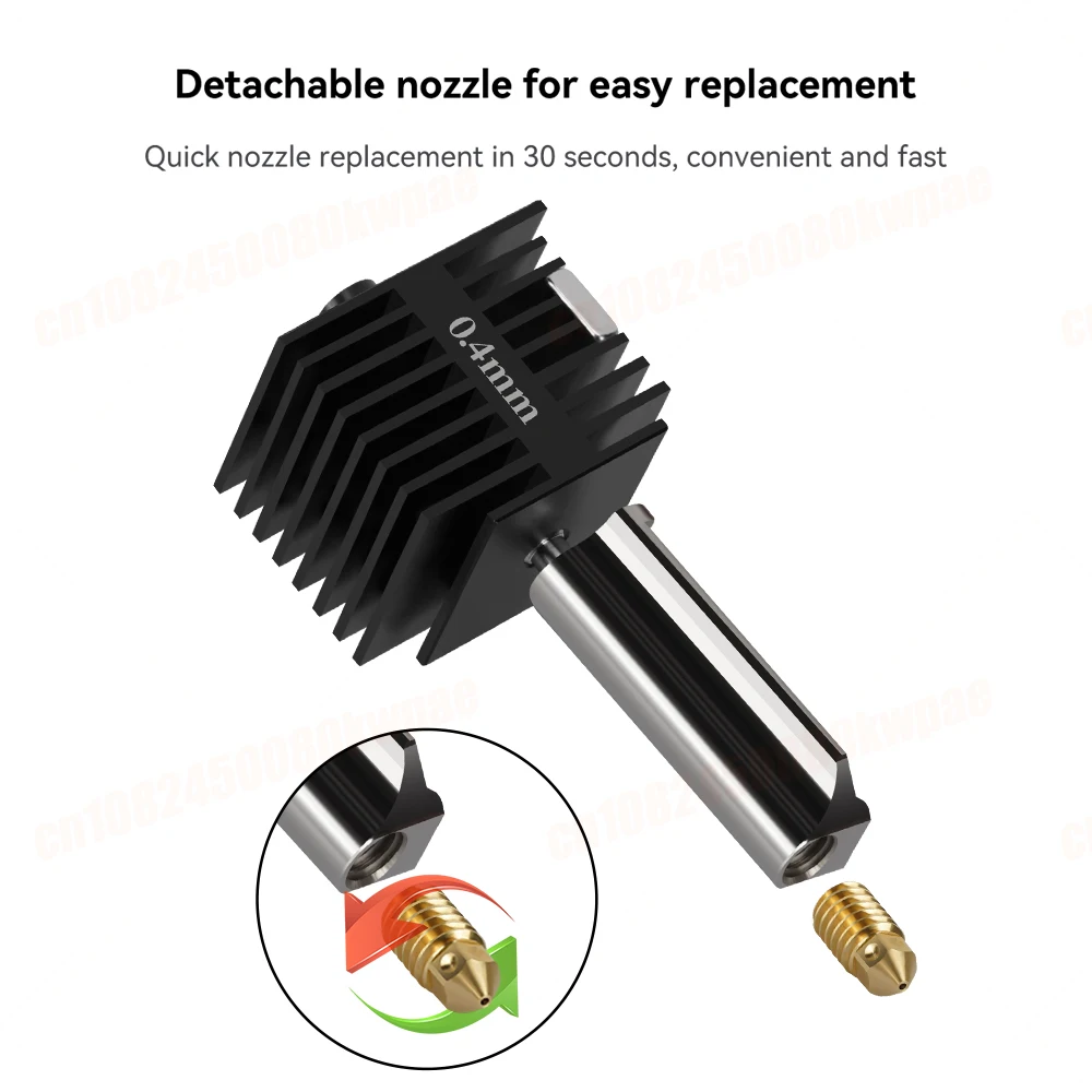 Zestaw Hotend do Bambu Lab A1/A1 Mini Szybki Hotend z Dyszami ze Stali Hartowanej 0.2/0.4/0.6/0.8mm Akcesoria do Drukarek 3D — zdjęcie produktu 2