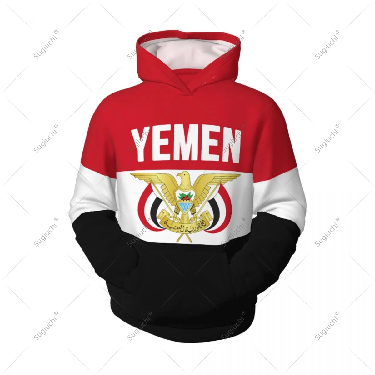 

Unisex 3D Youth Hoodie Yemen Font Kids Boys Girls Sweatshirt Pullover Hoodies Polyester
