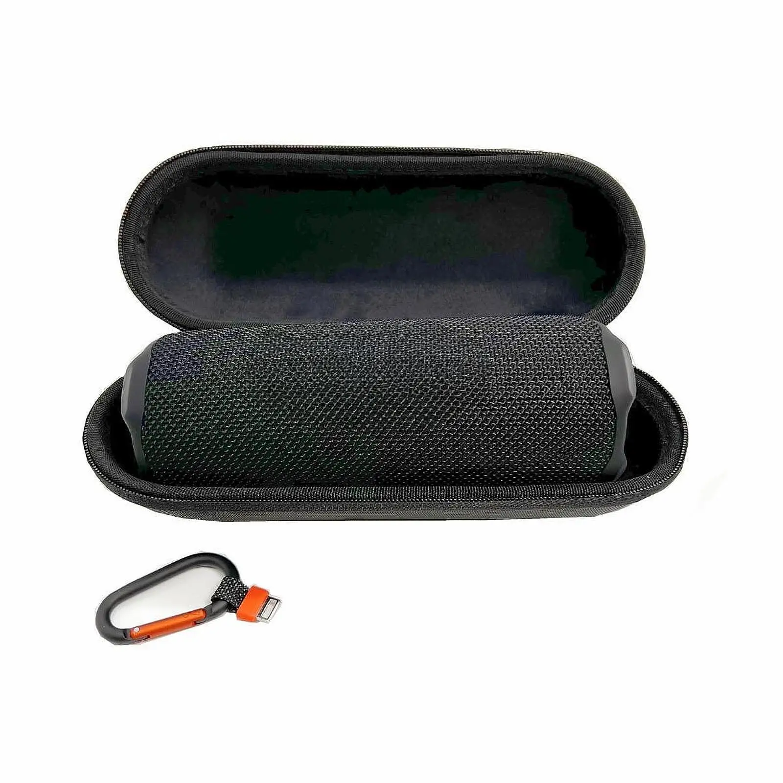 Portable Speaker Case Lightweight Accessories Anti Scratch Travel Tote Bag with Fix Clip Carrying Case for Wireless Speaker