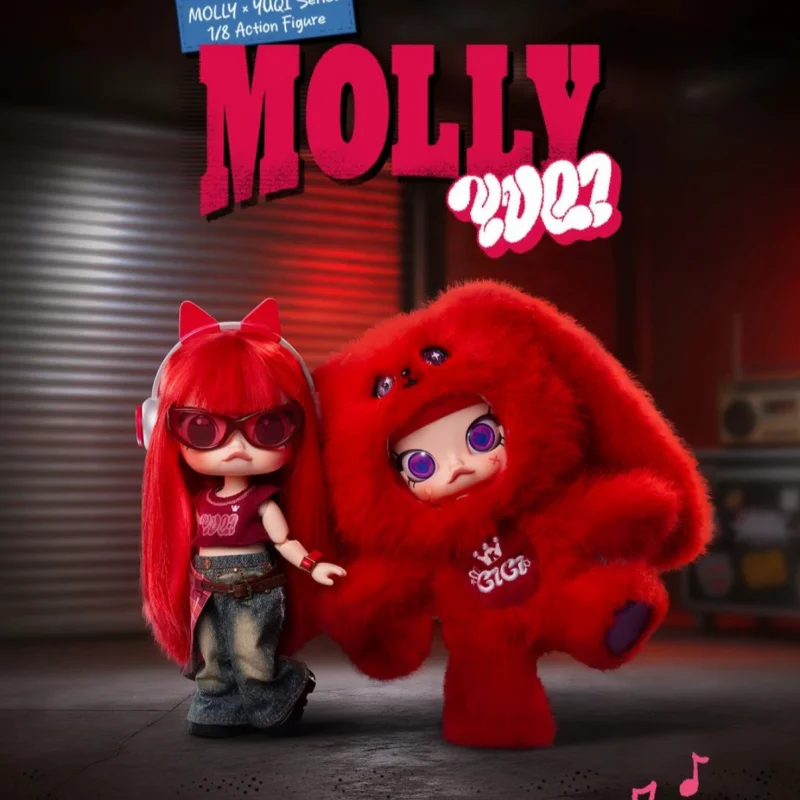 NEW POP MART Co-branded 1/8 MOLLY X YUQI ACTION FIGURE Series