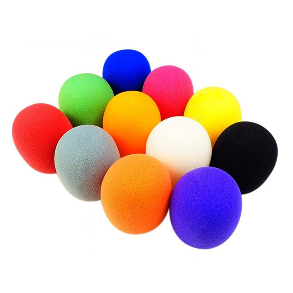 

8pcs Microphone Sponge Foam Protector Cushions Microphone Sponge Cover Windscreen Accessories for Standard Mics KTV Stage