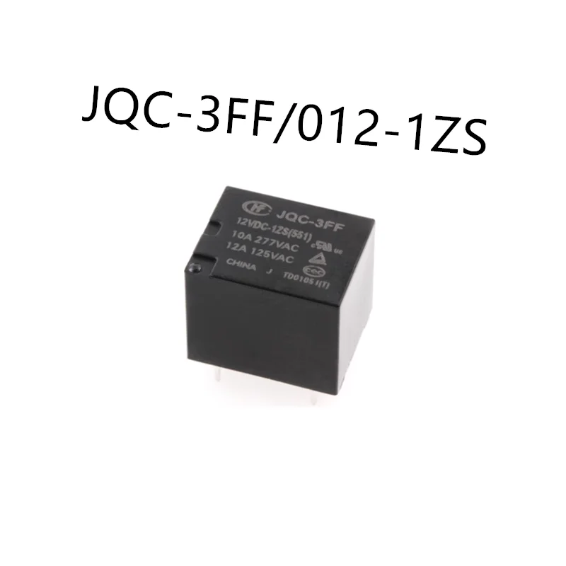 10PCS/Lot  JQC-3FF-005-1ZS 、JQC-3FF-009-1ZS 、JQC-3FF-012-1ZS 、JQC-3FF-024-1ZS   New power relay JQC-3FF/012-1ZS 、JQC-3FF/005