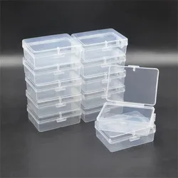 12 Transparent Storage Boxes for Arts and Crafts Parts Small Beads Accessories Storage Boxes