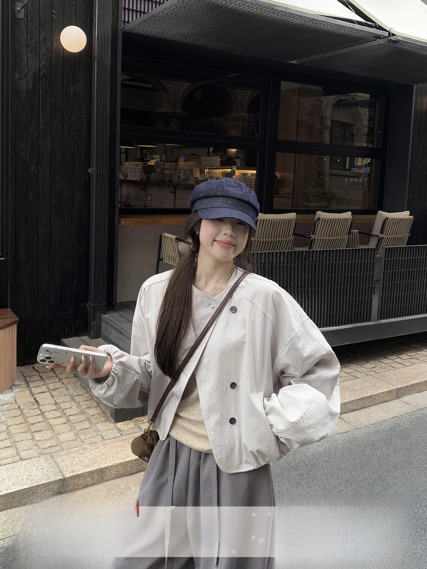 

Женская круглая Ne Jaet ort, свободная посадка, весенне-осенняя повседневная одежда на пуговицах, хлопчатобумажная смесь, модный дизайн