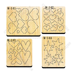 Irregular Figure New Cutting Dies 2024 New Arrivals Scrapbooking 16MM Knife Suitable for Most Wooden Cutting Dies Machines