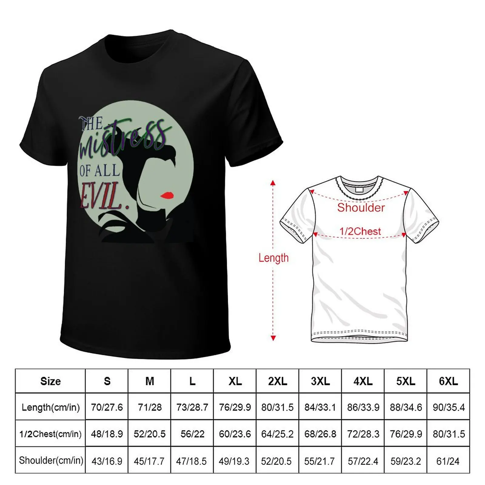 Mistress of All Evil T-Shirt t shirt man designer T-Shirt