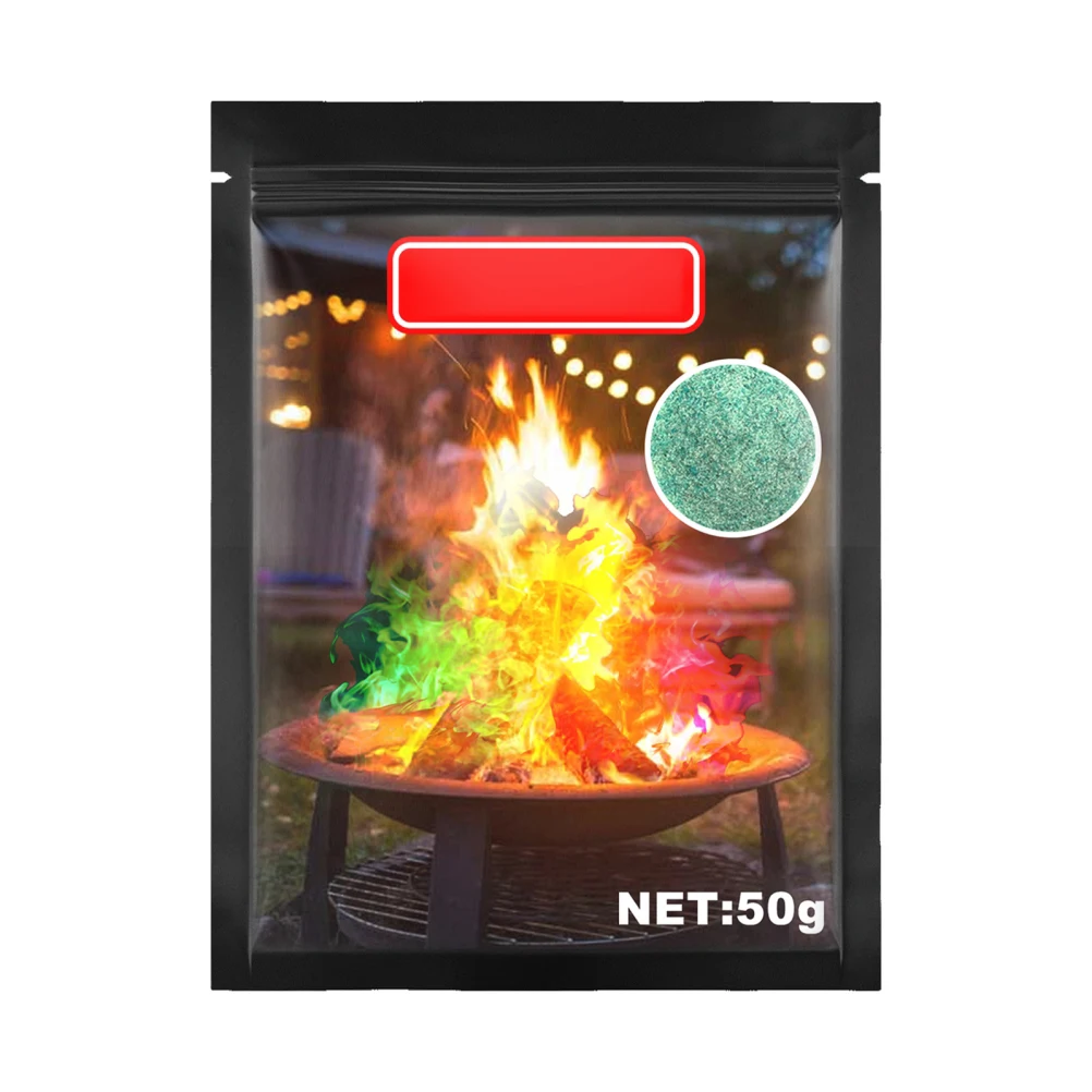 

Long-Lasting Fire Flame Colorant Packet Vibrant Flame Color Changer For Yard Beach Campfire Bonfire Fireplace Indoor Outdoor Use