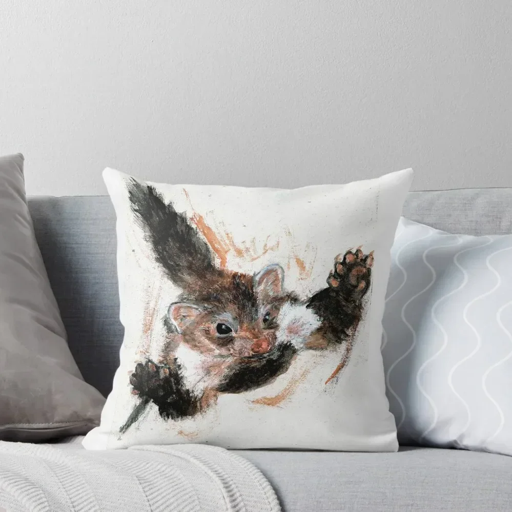 

Stone realistic marten Throw Pillow Cushions Home Decor Sofas Covers home decor items Christmas Covers For Cushions pillow