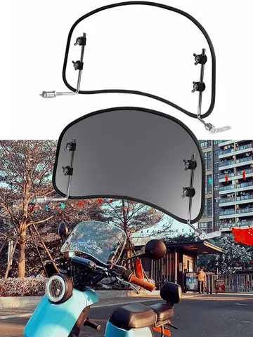 오토바이 앞 유리 범용 스쿠터 앞 유리 윈드 디플렉터 스크린 앞 유리 스포일러 에어 디플렉터