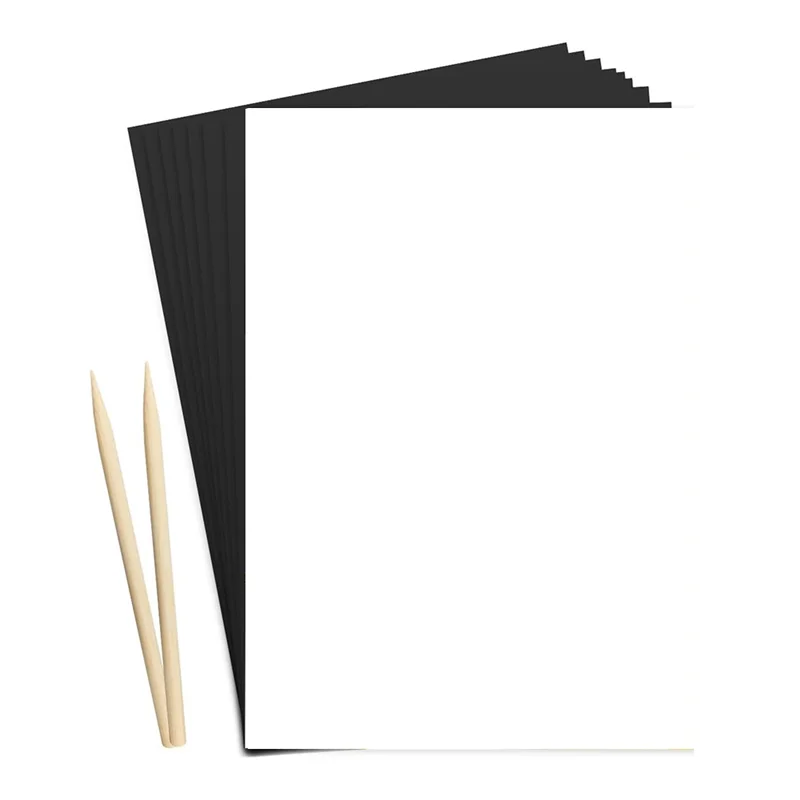 

AINY-Scratch Paper Art Crafts - Classroom Must Haves Supplies - No Mess Art For Kids - Fun Creative Activity Game - Gifts