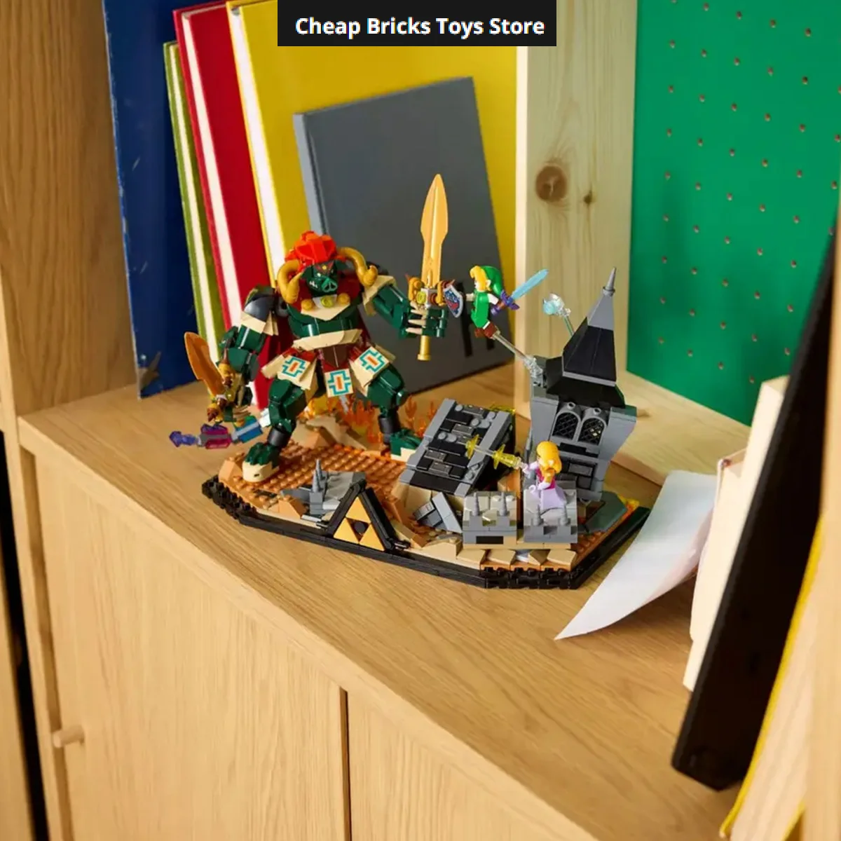 Image of Günstige 2026 Ocarina of Time The Final Battle Bausteine 1003 Teile Videospiel-Modell Geburtstagsgeschenke für Erwachsene Spielzeug