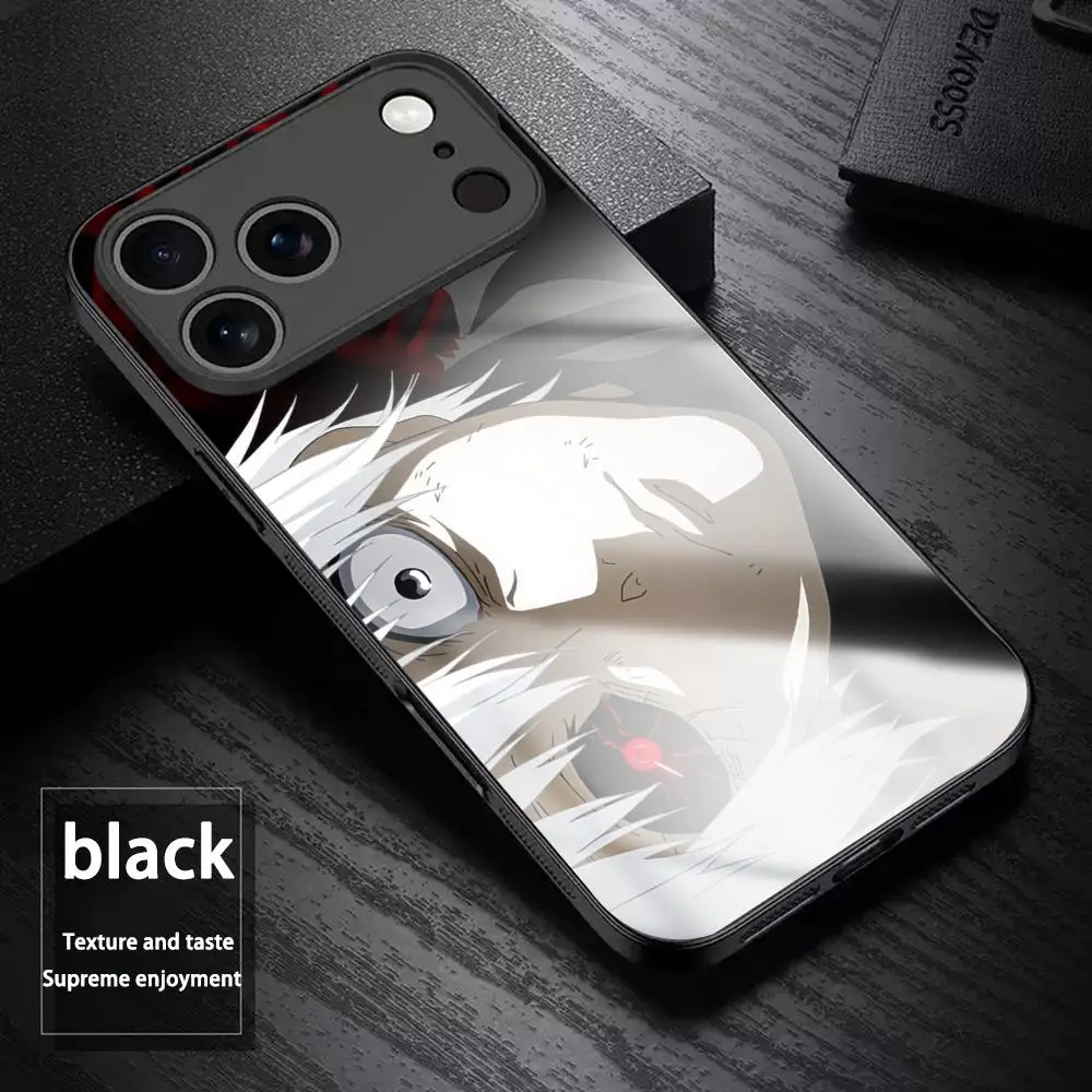 Coque de téléphone Pop Hot Tokyo Kaneki Ken, anime classique, pour iPhone 17 Air 16 e 15 14 13 12 11 Plus Mini Pro Max, coque magnétique en verre