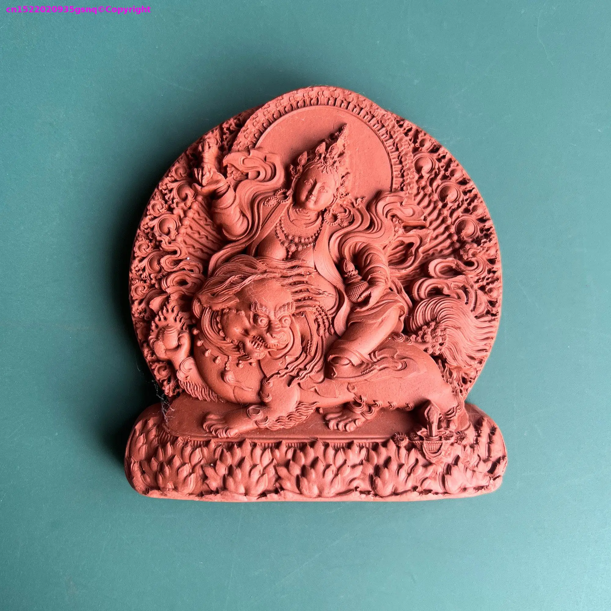 Offering Longevity Tara Buddhism handmade clay dakini Lhamo sat-chaya Holy tsha-tsha Buddhist temple altar lama monk worship