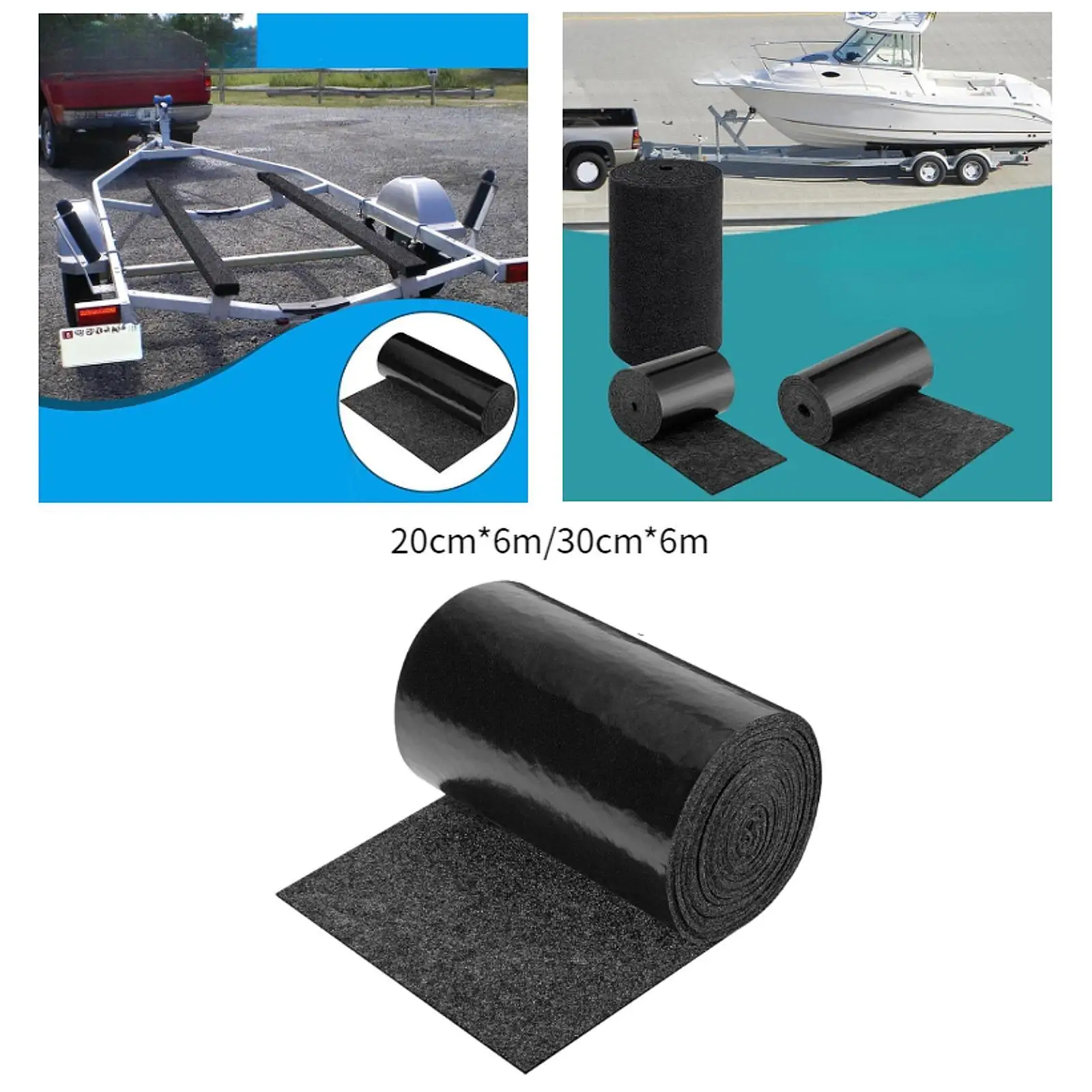 Boottrailer Stapelbed Tapijt Marine Tapijt voor boten met platte bodem Jetski