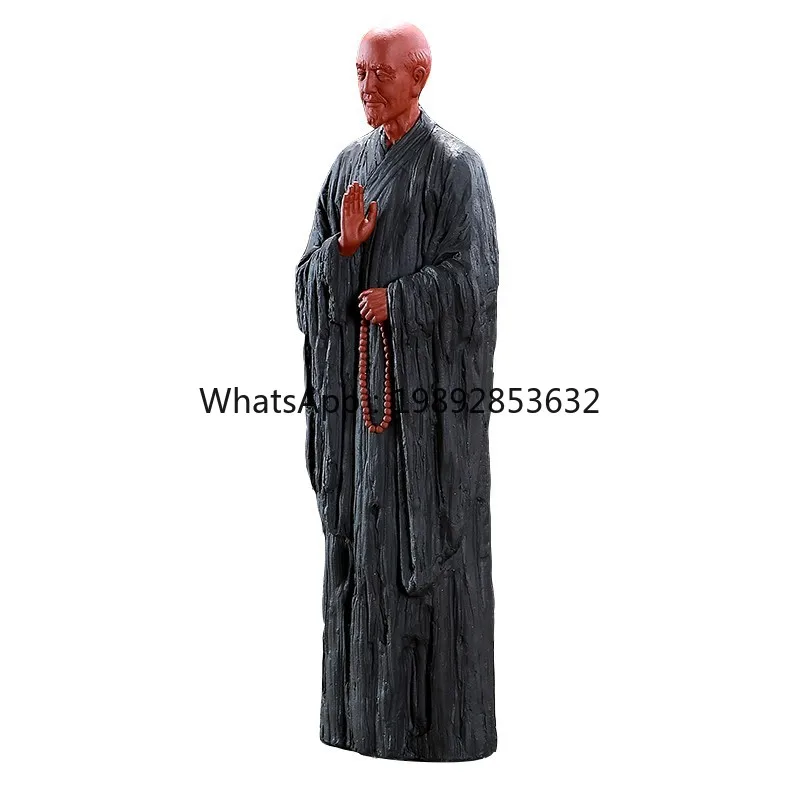 LYY Ceramic Master Hongyi Ornament Purple Clay Figure Master Sculpture Li Shutong Buddha Statue Home Office Discount with Gift