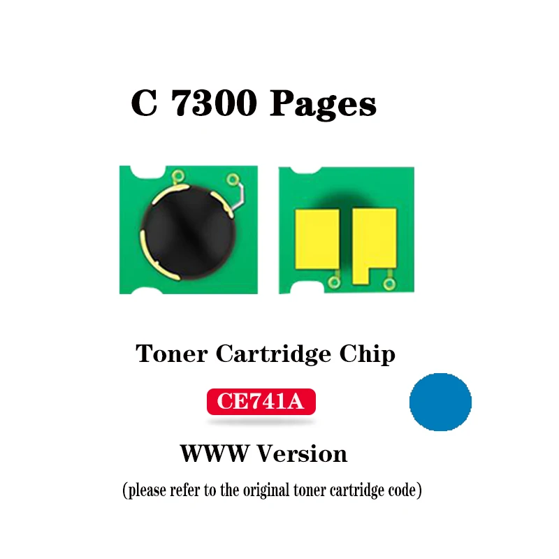 CE740A/CE741A/CE742A/CE743A Toner Cartridge Chip for HP LaserJet CP5225/5225n/5225dn