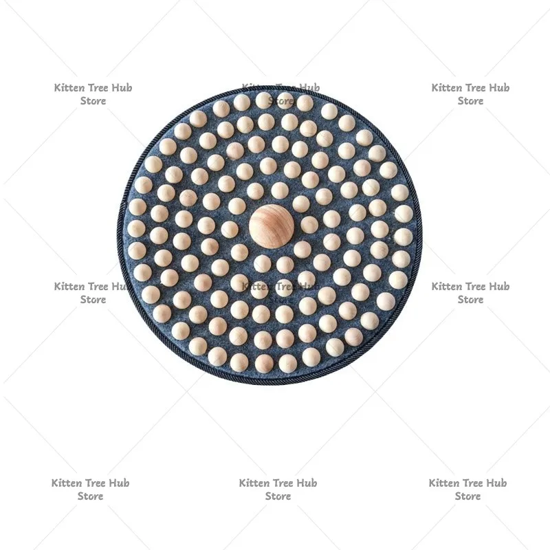 Foot Massager Board for Jogging, Foot Massage Pad, Solid Wood Traditional Chinese Medicine Health Care, Meridian Therapy